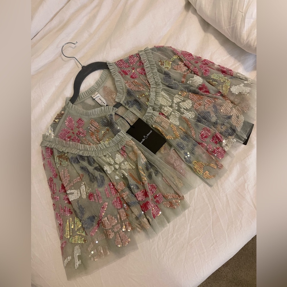Needle & Thread beaded cape